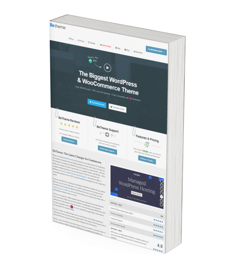 🎨 BeTheme – Responsive Multipurpose WordPress & WooCommerce Theme 🔥 | 700+ Demos! 💻🛒