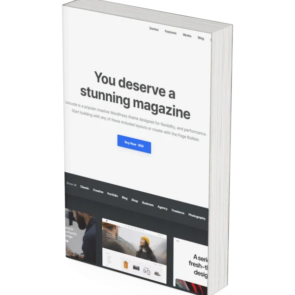 🎨✨ Uncode – Creative WordPress Theme for Agencies, Portfolios & WooCommerce 🚀🛒 | Pixel-Perfect Design & Unlimited Possibilities!
